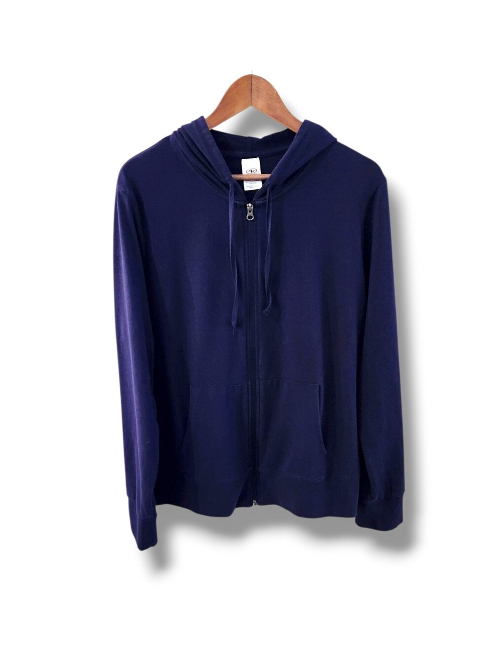 Athletic Works Navy Blue Full-Zip Hoodie Jacket | XXL